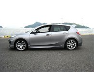Пороги Sport для Mazda 3 2009-2013